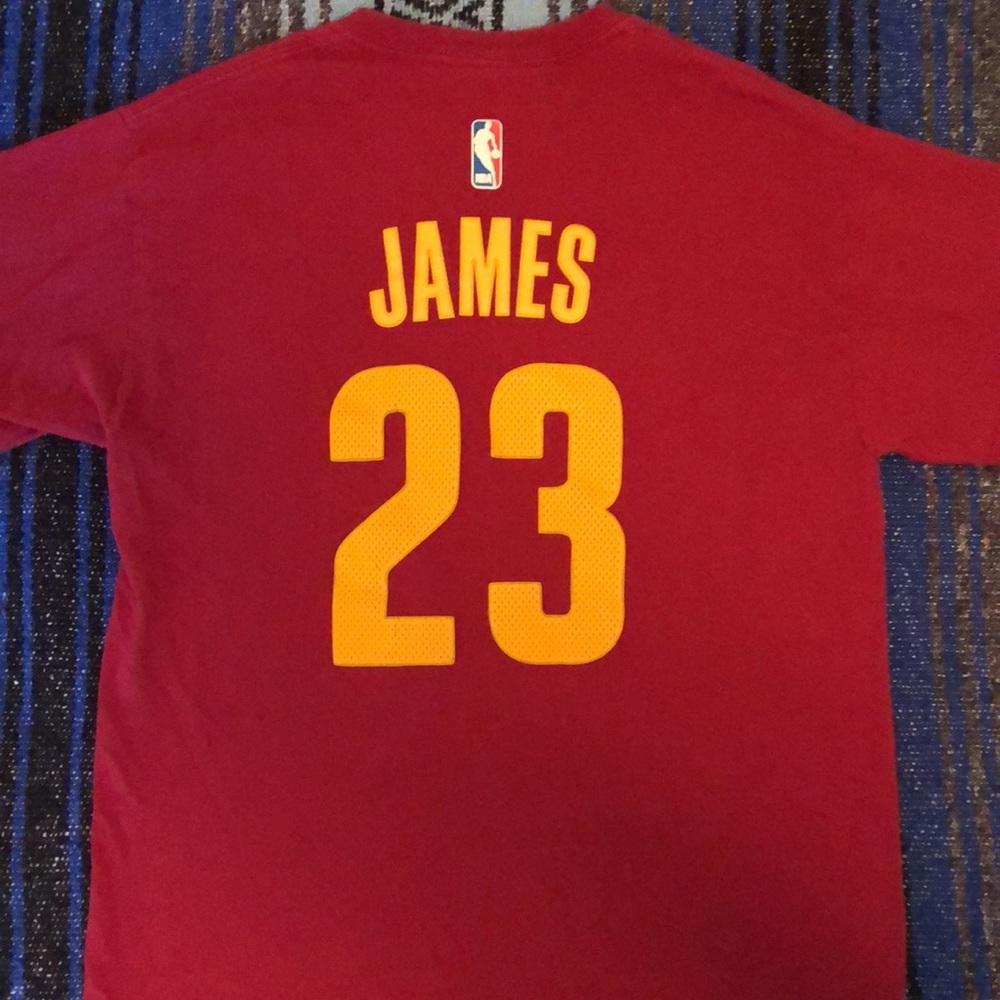 Lebron James Cleveland Cavaliers Jersey Tee Mens
